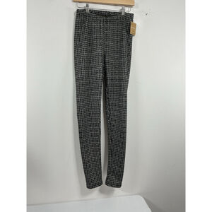 Girls Just Cozy Leggings M/L Black Lined Soft Warm NWT